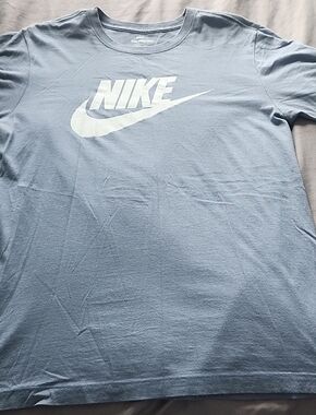 Nike Men's Light Blue Logo Tee